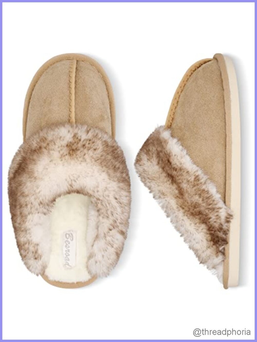 Winter Fuzzy House Slippers Plush Faux Fur Fluffy Flats Warm Slide Shoes for